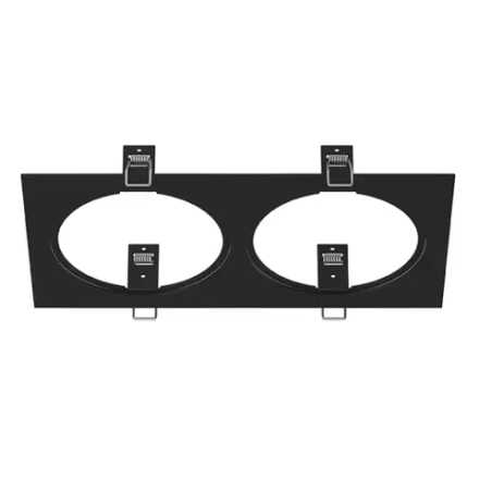 217827 Рамка INTERO 111 Double QUADRO ЧЕРНЫЙ Lightstar