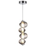5096/17L L-VISION ODL25 419 хром/дымчатый градиент/металл/стекло Подвес LED 17W 4000K 2686Лм BRUCO