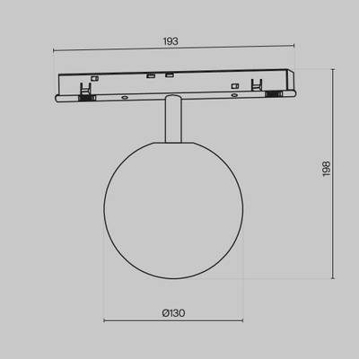 Трековый светильник Luna Exility 2700-6000K 5Вт 360° Dim Smart, TR038-4-5W3K-WW-DS-W. TM Maytoni