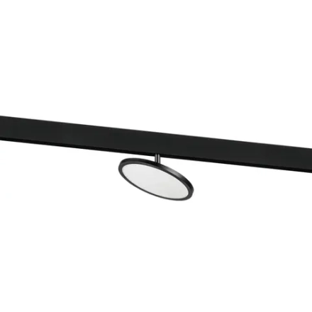 209747 Светильник поворотный 48V д/трека UNO LED 12W 1000LM 180G ЧЕРНЫЙ МАТОВЫЙ 4000K
