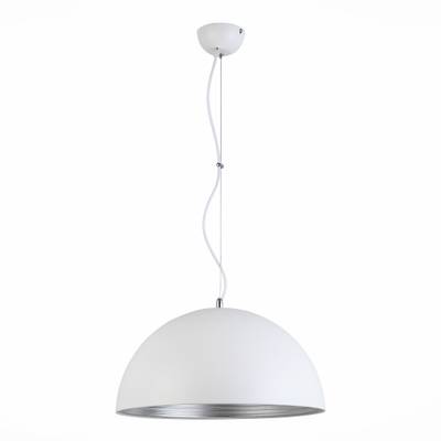 SL279.503.01 Светильник подвесной ST-Luce Белый/Белый, Серебристый E27 1*60W