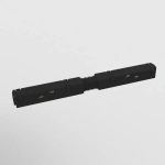 Коннектор питания прямой S35 черный, TRA004PC-22B. TM Maytoni