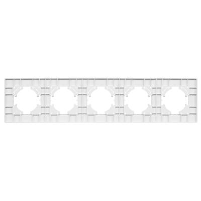 Рамка пластиковая FRM-PERIO-PL-5-BK (Arlight, -)