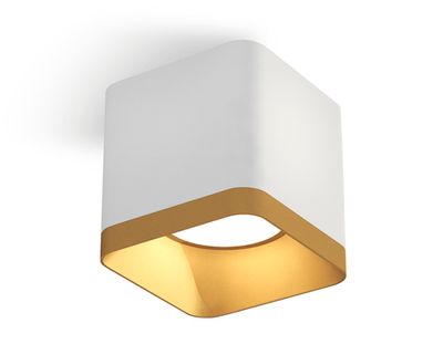 Комплект накладного светильника XS7805004 SWH/SGD белый песок/золото песок MR16 GU5.3 (C7805, N7704)