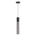 5059/5L PENDANT ODL24 459 черный/дымчатый/металл/стекло Подвес LED 5W 3000K SCROW