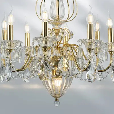 790112 Люстра SCHON 11х60W E14 Gold Lightstar