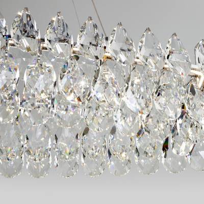 Подвесная светодиодная люстра с хрусталем 90372/1 Strotskis