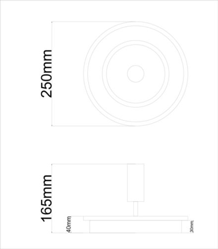 Спот Arte Lamp TOMMY A2607AP-20GO, 1хLED