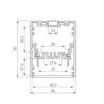 Профиль KLUS-POWER-W50-2000 ANOD (Arlight, Алюминий)