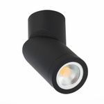 ST650.402.01 Светильник потолочный Черный GU10 1*50W IP20 D60xH190 180-240V Без ламп