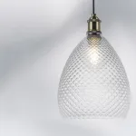 798021 Люстра GENNI 1х40W E27 ЛАТУНЬ/ПРОЗРАЧНЫЙ Lightstar