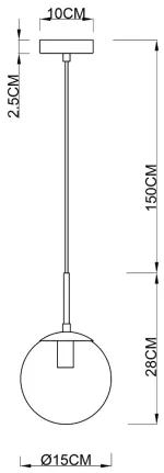 Подвесной светильник Arte Lamp VOLARE A1565SP-1CC, 1хE14