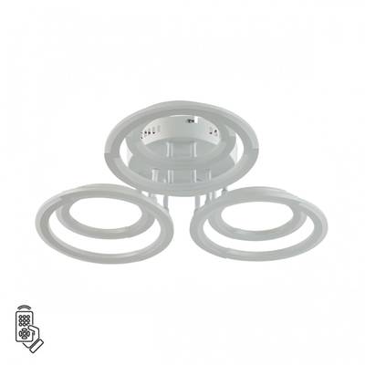 8028/80CL LEDIO LN25 белый/белый, металл/акрил Потолочный светильник с ПДУ LED 80W 3000-6000К 220V OSAKA