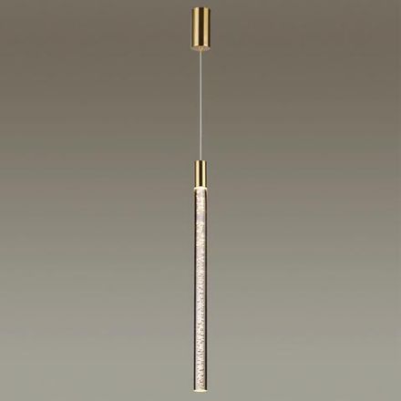 4369/5L HIGHTECH ODL23 267 полированное золото/акрил с пузырьками Подвесной св-к IP20 LED 4W 200Лм 3000K SPARKY