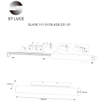 SL439.531.01 Светильник настенный ST-Luce Белый/Белый LED 1*18W 4000K