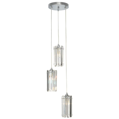 Citilux Джейн CL306031 Хрустальный подвесной светильник Хром