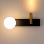 Citilux Декарт CL704451 LED Светильник с выключателем Чёрный+Бронза