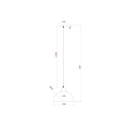 Подвесной светильник Arte Lamp RECINTO A7053SP-1BK, 1хE27