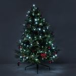 Новогодняя гирлянда нить белый 10м IP20 400-002 белый