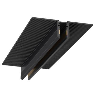 ST066.419.00 Шинопровод встраиваемый SUPER5 под ГКЛ 9 мм ST-Luce Черный Длина 1 000мм