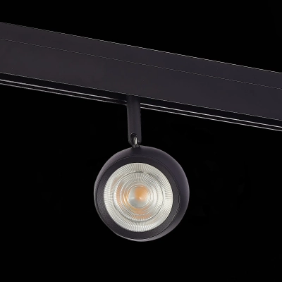 ST355.446.10 Магнитный трековый светильник Черный LED 1*10W 4000K 470Lm Ra>80 36° IP20 L120xW50xH176 48V