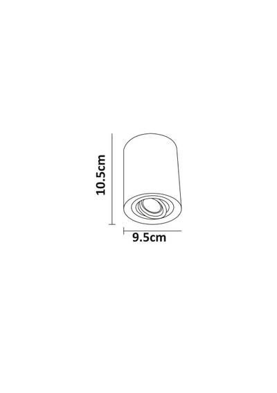Точечный накладной светильник Arte Lamp FALCON A5645PL-1BK, 1хGU10