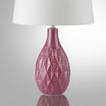 8137/1T MODERNI LN25 000 красный/белый, керамика/текстиль Настольная лампа Е27 1*60W 220V YARA