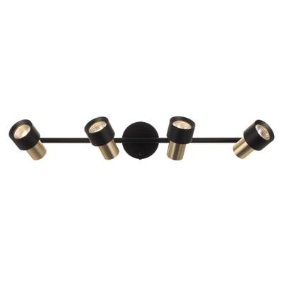 Citilux SAT CL505641 Спот поворотный с выключателем Чёрный+Золото