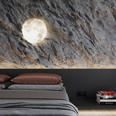 3084/DL PALE SN 68 Светильник пластик/белый/серый LED 48Вт 4000К D380 IP43 MOON