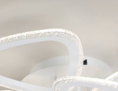 Светильник потолочный светодиодный с пультом FA4515/4+4 WH белый 106W 4200K/3000K/6400K D640*125 (ПДУ ИК)