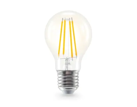 Лампа светодиодная Filament 601514 LED A60 15W E27 4000K 220-240V