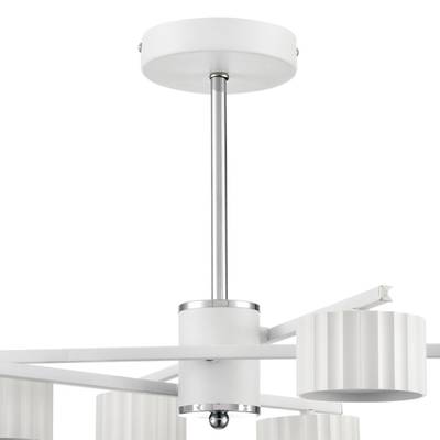 8241/6C COMFI LN25 белый/хром, металл Люстра потолочная LED GX53 6*7W 220V KARINA