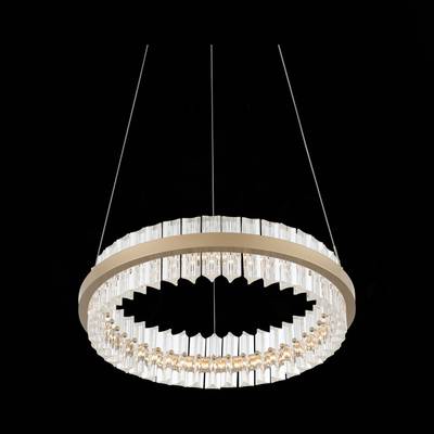 SL383.203.01 Светильник подвесной ST-Luce Золотистый/Золотистый, Прозрачный LED 1*34W 3000K