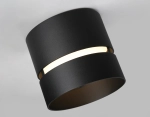 Светильник накладной TN71052 BK черный GX53 max 12W D85*75