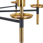 Подвесная люстра Arte Lamp RICCARDO A4075LM-8BK, 8хE14