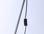 Светильник напольный с выключателем на проводе TR97615 SL серебро E27 max 40W D245*1760