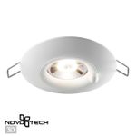 370789 SPOT NT21 335 белый Светильник встраиваемый влагозащищенный IP44 GU10 50W 220V WATER