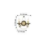 Бра Chateau 2163-2W, 2*E14*40W. ТМ F-Promo