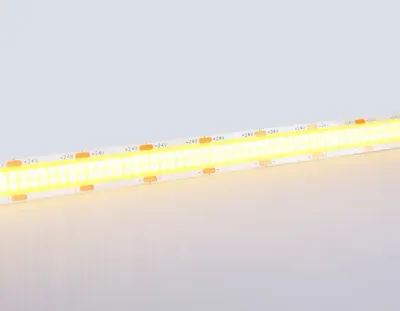 Светодиодная лента GS4801 COB 616Led/19W m/ 24V IP20 3000K/ 5m*12mm*2mm кратность резки 22.5mm (2 конт.)