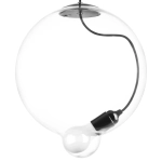 805300 Люстра COLORE 1х8W (led) E27 АЛЮМИНИЙ/ПРОЗРАЧНЫЙ Lightstar