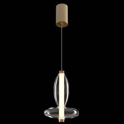 Светильник подвесной Crystal Lux QUASAR SP7W LED TRANSPARENT 3791/207