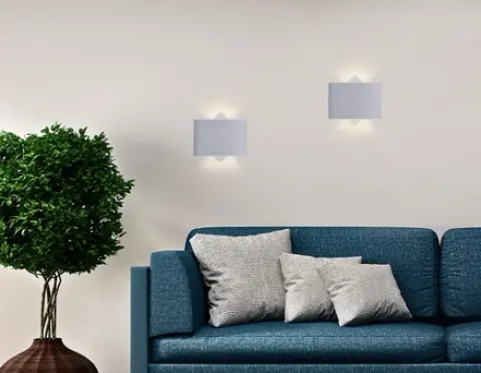 Настенный светодиодный светильник FW142 WH/S белый/песок LED 3000K 4W 120*80*40
