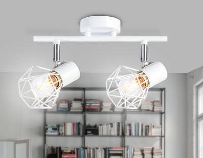Накладной светильник TR8628/2 WH/CH белый/хром E27*2 max 40W 260*91*175