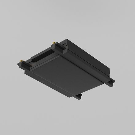 Коннектор питания прямой Radity черный, TRA084C-11B. TM Maytoni