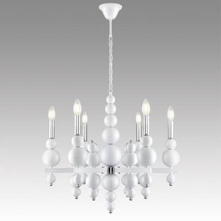 8260/6 MODERNI LN26 126 белый/хром, металл Люстра E14 6*40W 220V NANA