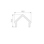 Экран ARH-DECORE-S12 Square Clear (Arlight, Пластик)