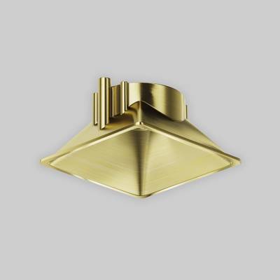 Декоративная рамка-отражатель для светильников серии Alfa LED латунь, Ring8-10W-SQ-BS. TM Maytoni