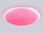 Светильник светодиодный RGB с пультом FZ770 WH белый IP20 42W 3000-6500K+RGB 450*55 (ПДУ ИК)