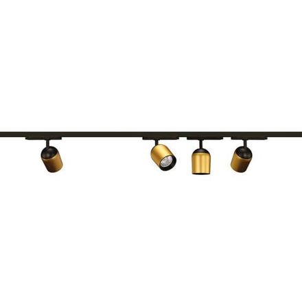 358516 PORT NT21 111 золото Светильник трековый однофазный трехжильный IP20 LED 4000K 25W 220V KAMP