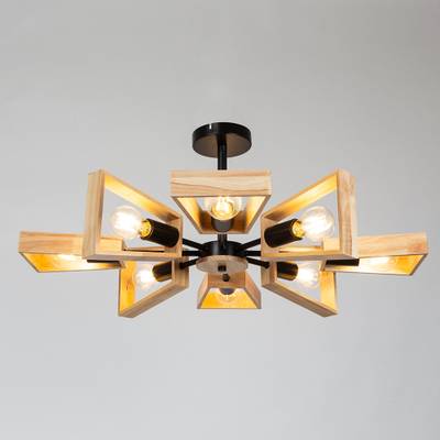 Люстра на штанге Arte Lamp BRUSSELS A8030PL-8BK, 8хE27